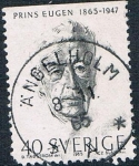 Stamps Sweden -  CENT. DEL NACIMIENTO DEL PRINCIPE EUGENIO. DENT. A 3 CARAS. Y&T Nº 525a