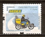Stamps Brazil -  Las remesas Sello servicios de mensajería.(sin licencia comercial)