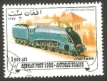 Stamps Afghanistan -  Tren antiguo de Gran Bretaña