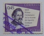 Sellos de America - Venezuela -  PRIMER CENTENARIO DE LA MUERTE DE AGUSTIN CODAZZI