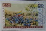 Sellos de America - Venezuela -  140 ANIVERSARIO DE LA VATALLA DE CARABOBO