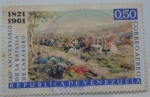 Sellos de America - Venezuela -  140 ANIVERSARIO DE LA VATALLA DE CARABOBO