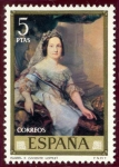 Sellos del Mundo : Europa : Espa�a : 1973 Vicente Lopez Portaña. Isabel II - Edifil:2150