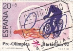 Stamps Spain -  pre-olímpica Barcelona-92 -Ciclismo