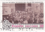 Stamps Spain -  cine español- Salida de Misa de doce del Pilar de Zaragoza