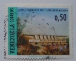 Stamps Venezuela -  ELECTRIFICACION DEL PAIS REPRESA DE MACAGUA