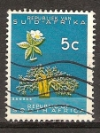 Stamps South Africa -  El baobab (arbol de la vida).