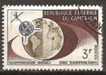 Stamps Cameroon -  Telecomunicaciones espaciales.