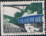 Sellos de Europa - Suecia -  CANAL DE DALSLAND Y ACUEDUCTO DE HAVERLUD. DENT A 3 LADOS Y&T Nº 582a