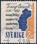 Stamps Sweden -  CENT. DE LA MUERTE DEL COMPOSITOR FRANZ BERWALD. Y&T Nº 585