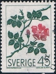 Sellos de Europa - Suecia -  FLORES SALVAJES DE LOS PAISES NÓRDICOS. ROSAL SILVESTRE. Y&T Nº 592