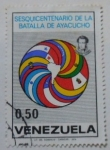 Stamps Venezuela -  SESQUICENTENARIO DE LA BATALLA DE AYACUCHO