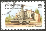 Stamps Cambodia -  Locomotora