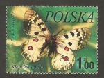 Sellos del Mundo : Europa : Polonia : 2345 - mariposa parnassius apollo