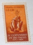 Sellos de America - Brasil -  IV CENTENARIO DE SAO PAULO  1554 -1954