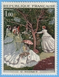 Stamps France -  C. Monet