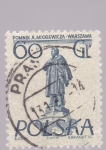 Stamps Poland -  Pomnik A.Mickiewicza-Varsovia