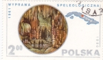 Sellos de Europa - Polonia -  espeleología -Cuba