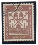 Stamps : Europe : Germany :  Milenio nacimiento San Bernardo y San Godehard