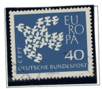 Stamps : Europe : Germany :  Europa - 1961