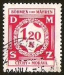 Stamps Germany -  BOHMEN UND MAHREN - CECHY MORAVA