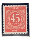 Stamps : Europe : Germany :  Cifras