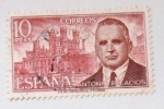 Stamps Spain -  ANTONIO PALACIOS