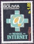 Sellos de America - Bolivia -  Dia Mundial del Internet