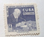 Stamps Cuba -  RETIRO DE COMUNICACIONES DR ANTONIO SANCHEZ DE BUSTAMANTE