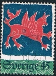 Stamps Sweden -  NAVIDAD 1974. BORDADOS DE LANA DE LOS SIGLOS XV Y XVI. Y&T Nº 856