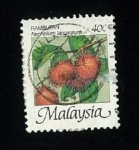 Sellos del Mundo : Asia : Malaysia : Rambutan