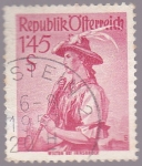 Stamps Austria -  trajes