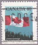 Stamps Canada -  bandera