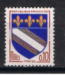 Sellos de Europa - Francia -  Escudo de Troyes