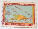 Sellos de America - Rep Dominicana -  MAPAS