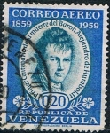 Stamps Venezuela -  CENT. DE LA MUERTE DEL NATURALISTA Y EXPLORADOR ALEXANDER VON HUMBOLDT.  Y&T Nº A-684