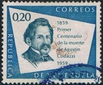 Stamps Venezuela -  CENT. DE LA MUERTE DEL GEÓGRAFO AGUSTÍN CODAZZI. Y&T Nº 617