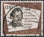 Sellos de America - Venezuela -  CENT. DE LA MUERTE DEL GEÓGRAFO AGUSTÍN CODAZZI. Y&T Nº A-708