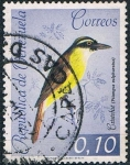 Sellos de America - Venezuela -  PÁJAROS DIVERSOS. CRISTOFUÉ (PITANGUS SULPHURATUS) Y&T Nº 661