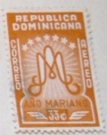 Sellos de America - Rep Dominicana -  AÑO MARIANO