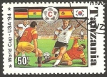 Stamps Tanzania -  Mundial de fútbol USA 94