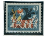 Stamps Germany -  Cuentos - El lobo y los 7 cabrititos    4/4