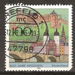 Stamps Germany -  800a Aniv de Heidelberg.