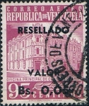 Stamps Venezuela -  SELLO SOBRECARGADO 5 c s/ 95 c. Y&T Nº A-819