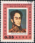 Sellos de America - Venezuela -  SIMON BOLIVAR. Y&T Nº A-934