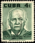 Stamps Cuba -  Dr. Fco. Dominguez Roldan, pionero fisioterapeuta.