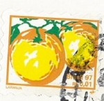 Stamps Brazil -  Laranja