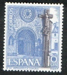 Stamps Spain -  1802- Serie Turística. Iglesia de Santa María de Azougue, Bentazos ( La Coruña ).