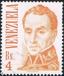 Sellos de America - Venezuela -  RETRATO DE SIMÓN BOLIVAR 1976. Y&T Nº 980