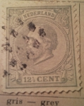 Stamps : Europe : Netherlands :  HOLANDA 1872